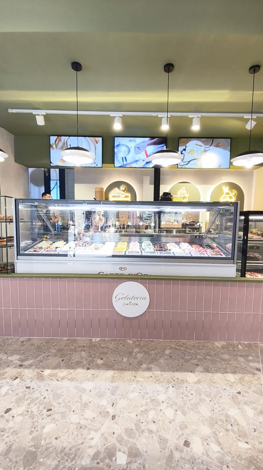 Mostrador de helados